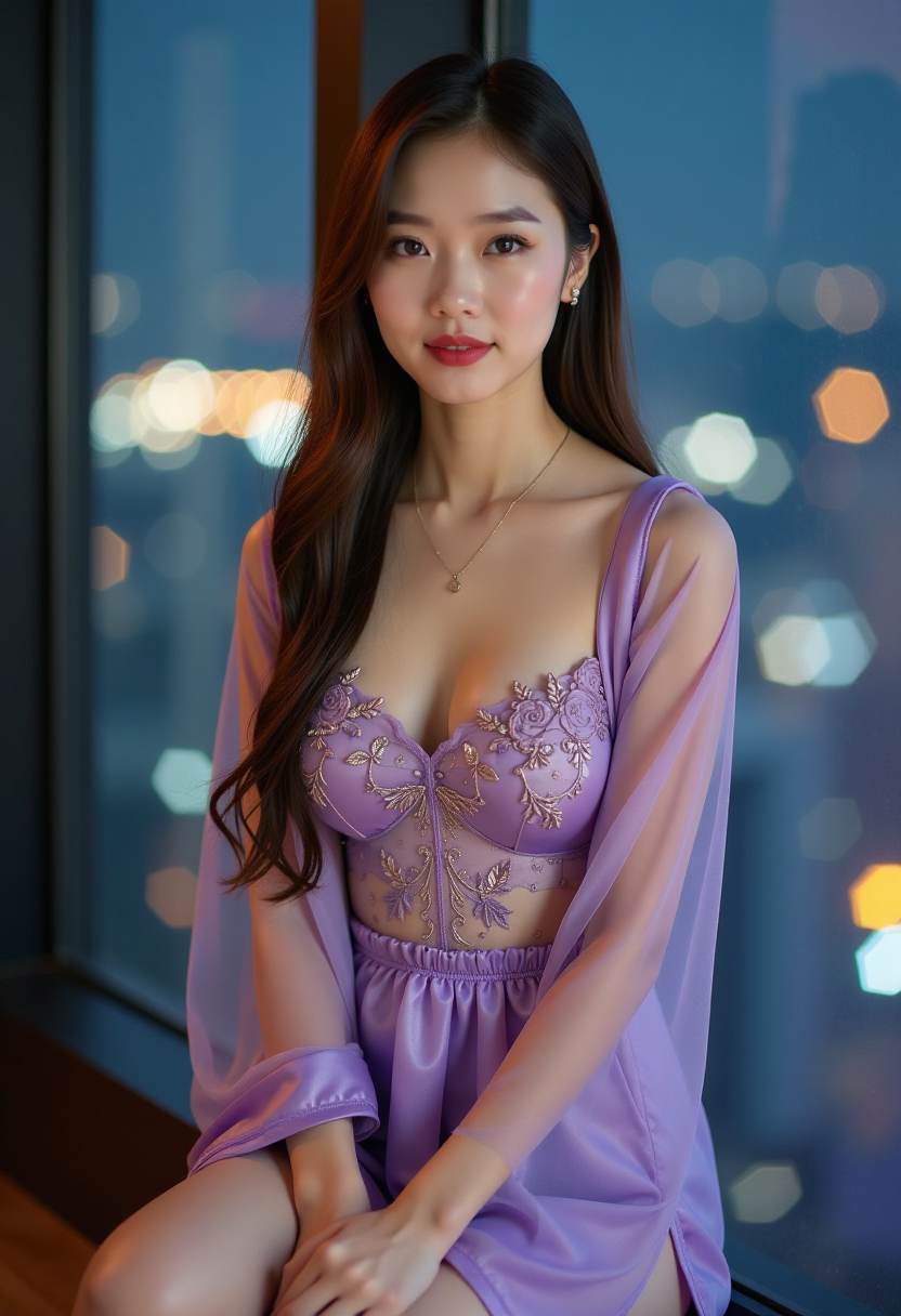 深夜便利店的灯